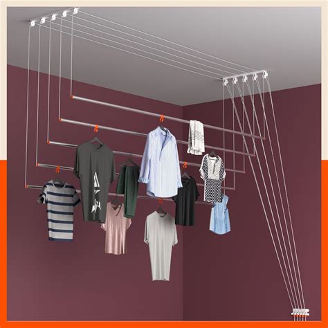 Bathla Mobidry EXA (5 Feet x 5 Pipes) Heavy Duty Ceiling Cloth Dryer ...