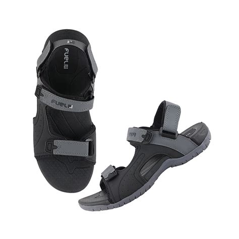 FUEL 2112-02 Men’s Outdoor Comfortable Daily Wear Sports Sandals (Blac ...