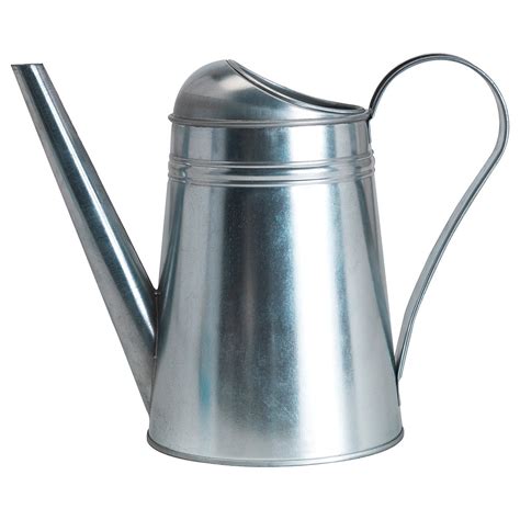 Ikea Socker 701.556.73 Galvanized Steel Watering Can, 9-Inch, 88 oz/2.6 ...