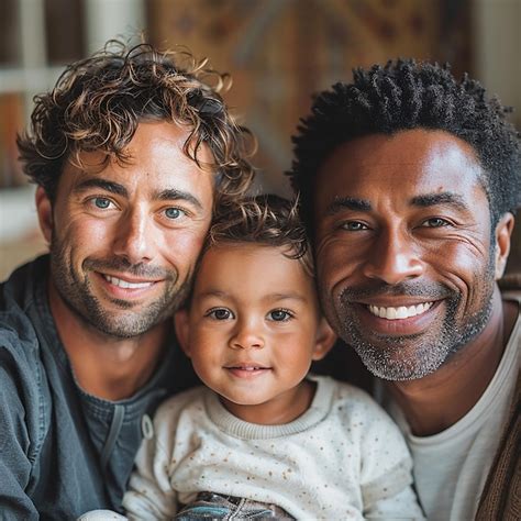 Man and child smiling for the camera | Premium AI-generated image