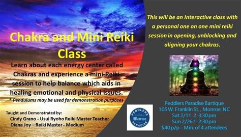 Chakras: Improve Health & Emotions, Peddlers Paradise Bartique, Monroe ...