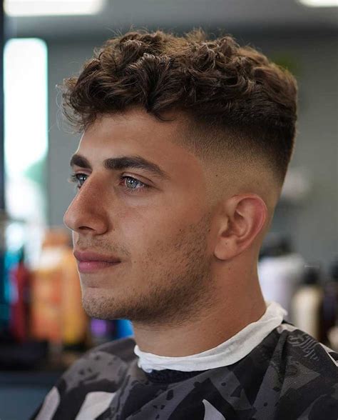 Curly Undercut Men