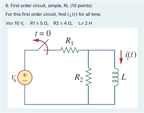 Image result for First Order Circuit Problem