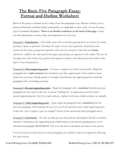 Image result for 5 Paragraph Essay Example