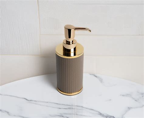 Elevate Your Bathroom with the Olimpia Taupe Soap Dispenser – Maison SIA