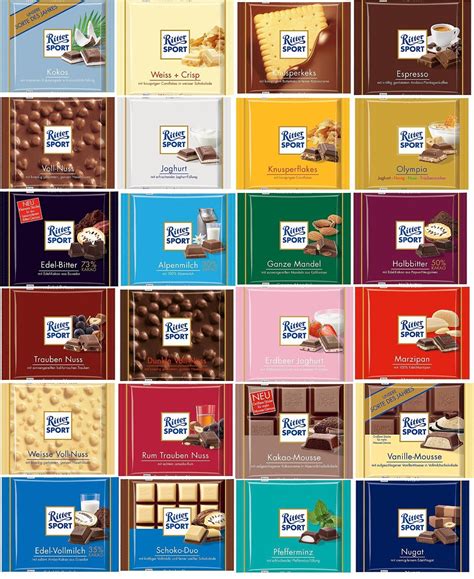 Ritter Sport Chocolate Gift Set - 24 Bares, 100g Chile | Ubuy