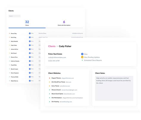 Divi Dash — WordPress Site Management Dashboard