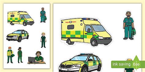 Ambulance and Paramedic Small World Characters