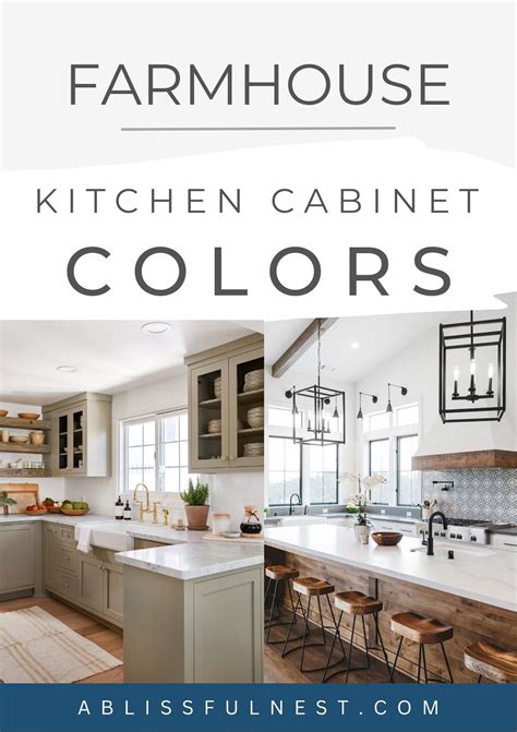 Colonial Farmhouse Kitchen Colors Farmhouse Kitchen Cabinet Colors A
