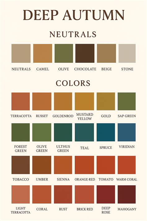 November Colors Palette