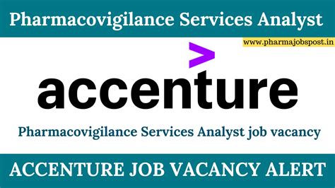 Accenture Pharmacovigilance Services Analyst job vacancy | PHARMA JOBS POST