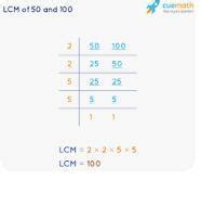 find LCM by short division method of 100,200 and50 - Brainly.in