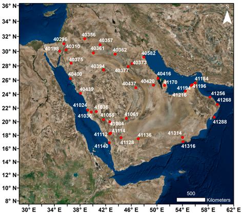Map With Arabian Peninsula