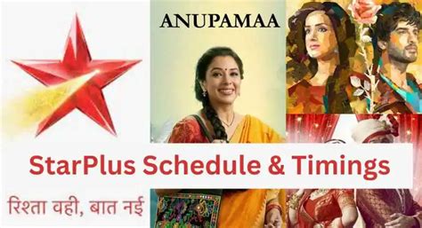 Star Plus Show Schedule And Timings