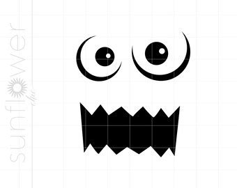 Buy Monster Faces Clip Art Instant Download Online in India - Etsy