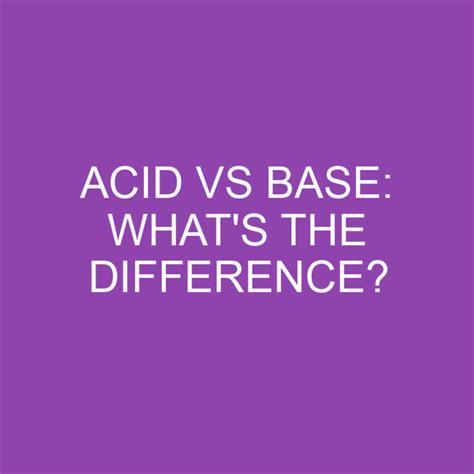 Image result for Acid vs Base