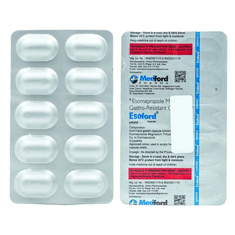 Esoford - Strip of 10 Capsules : Amazon.in: Health & Personal Care