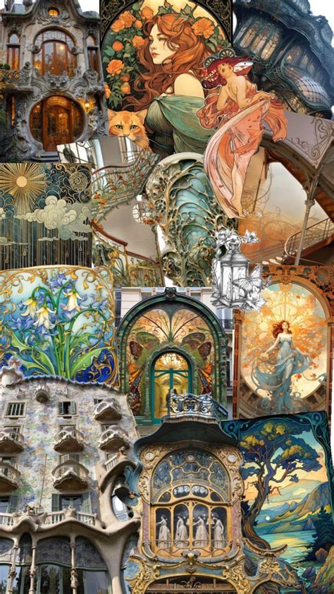 Art Nouveau inspo | Nouveau aesthetic, Art nouveau movement, Art ...