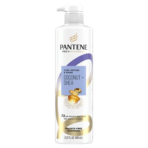 Pantene Pro-V Miracles Curl Define & Shine Coconut + Shea Sulfate-Free ...