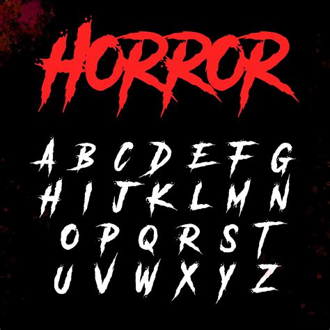 Free Horror Fonts BEST Halloween Fonts For Crafts And Printables