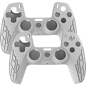 OIVO INDIA White Controller Silicone Cover Case PS5 Controller Skin ...