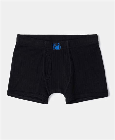 Buy Super Combed Cotton Rib Fabric Solid Trunk with Front Open Fly and ...