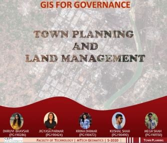 GIS FOR GOVERNANCE: TOWN PLANNING AND LAND MANAGEMENT | CEPT - Portfolio