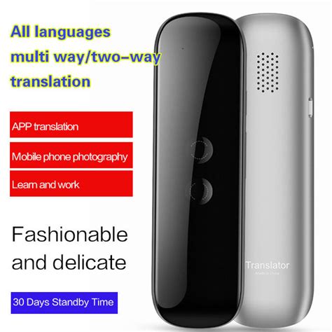 G5 Intelligent AI Voice Translator Device Real-time Multi-Language ...