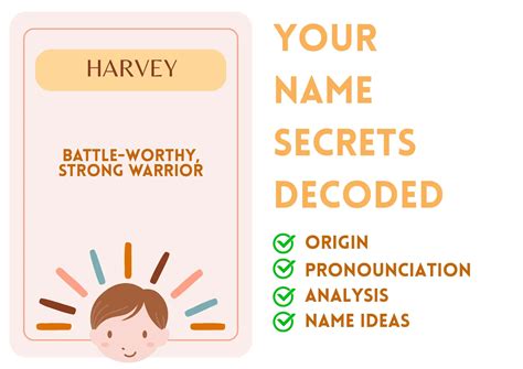 Harvey - Boy Name Meaning and Pronunciation