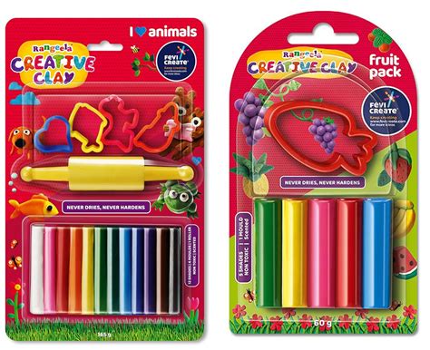 Buy Pidilite Rangeela Creative Clay Pack Containing Animals | DIY Pack ...