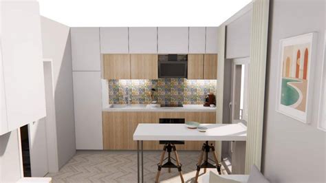Image result for Small One Wall Kitchen Designs