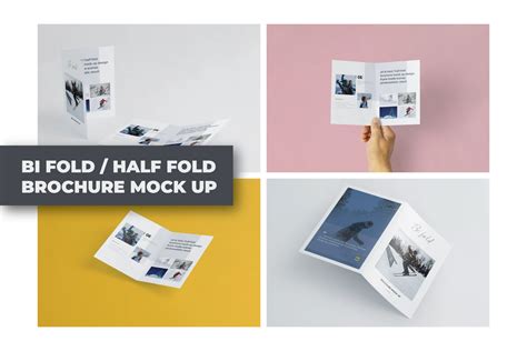 A5 Bifold/Half-Fold Brochure Mockup – MasterBundles