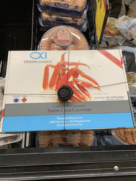 This security wrapped box of frozen crab legs at Kroger. : r ...