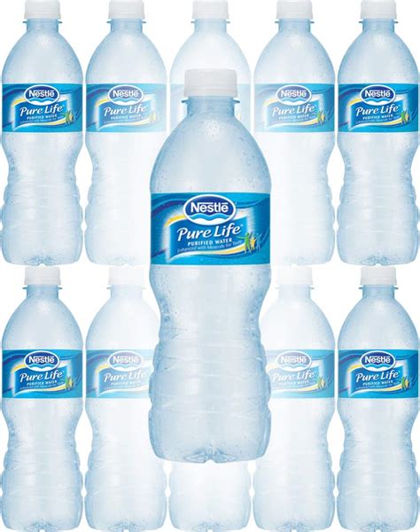 Buy Nestle Water, Pure Life, Purified Water, 16.9 Fl Oz Bottle Pack of ...