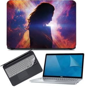 LIKEIT Laptop Printed stickers & Skin (Matte Finish), Multicolor 3 in 1 ...