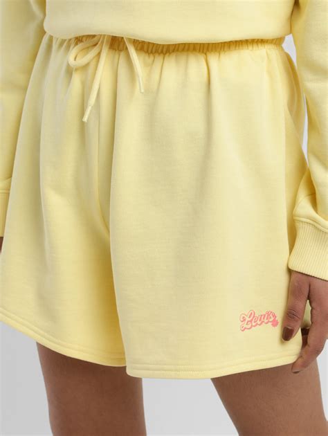 Women's Mid Rise Yellow Regular Fit Shorts – Levis India Store