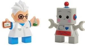 Little Tikes Waffle Blocks Double Figure Pack- Scientist/ Robot ...