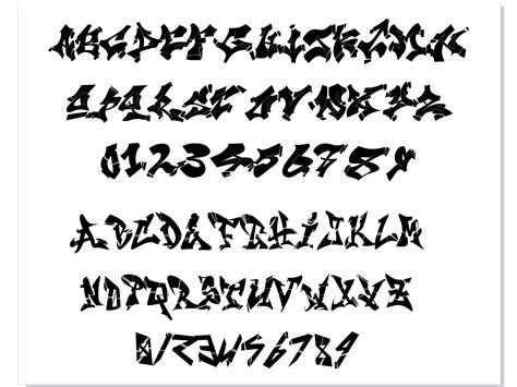 Crazy Graffiti Alphabet