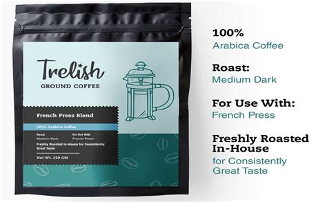 Trelish Coffee | Coffee Powder 250 Gm | Made With 100% Specialty Grade ...
