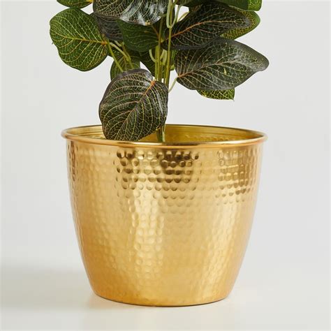 Buy Corsica Eden Metal Hammered Planter from Corsica by Home Centre at ...