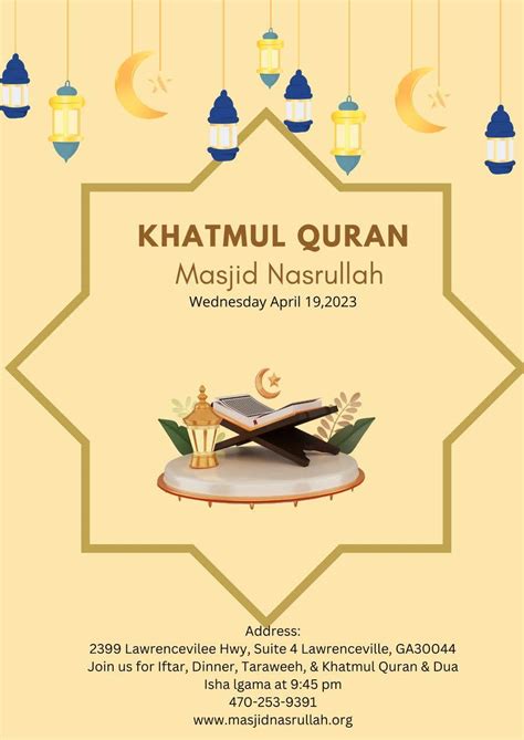 Entry #49 by NIKNURULSYAHIRAH for Khatmul Quran Flyer | Freelancer