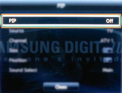 How to adjust the Size of PIP sub-screen in Samsung TV's? | Samsung India