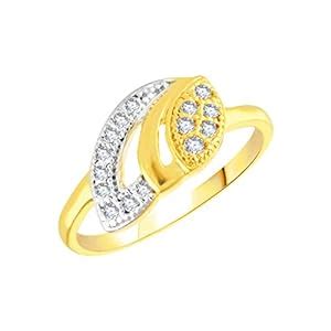 Vidhi Jewels Gold Plated Diamond Studded Alloy & Brass Finger Ring for ...