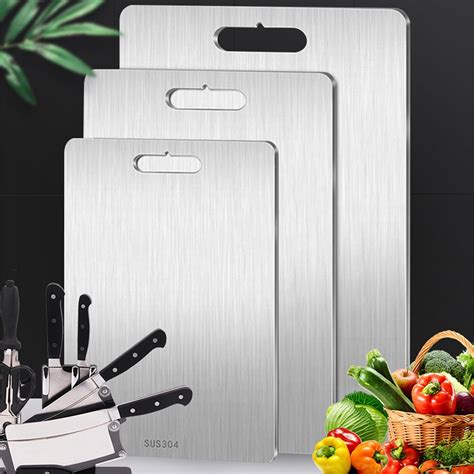 Titanium Cutting Boards - 100% Pure Titanium Cutting Boards for Kitchen ...