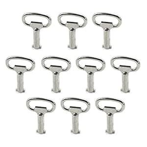 Mecion 50mm Utility Metal Key Shape Universal Tool for Radiators Gas ...