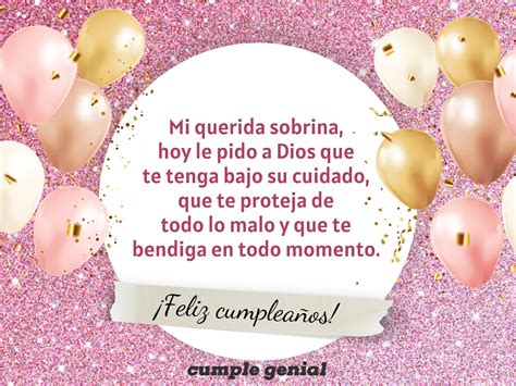 Tarjetas de Cumpleaños para una Sobrina para dedicar con cariño ...