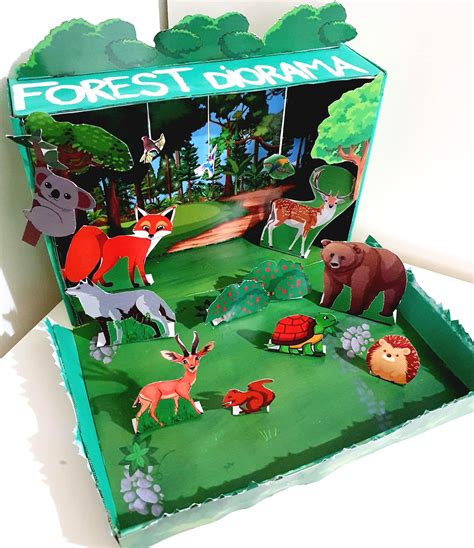 Forest Habitat Diorama For