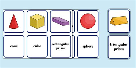 3D Object Matching Cards