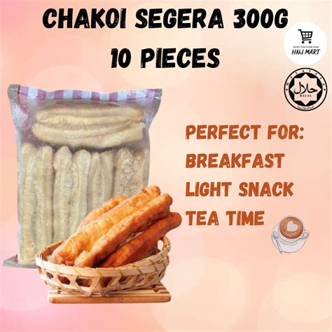 [FROZEN] Halal Suzee Chakoi Segera 300G 10 Pieces Frozen Youtiao Crispy ...