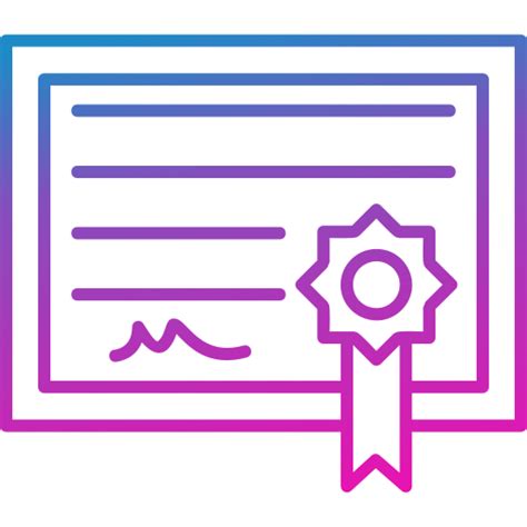 Ícone de Certificado Generic Gradient | Freepik